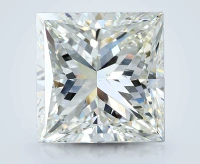 9.33ct K SI1 Rare Carat Ideal Cut Princess Diamond