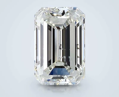 2.76ct I SI2 Rare Carat Ideal Cut Emerald Diamond
