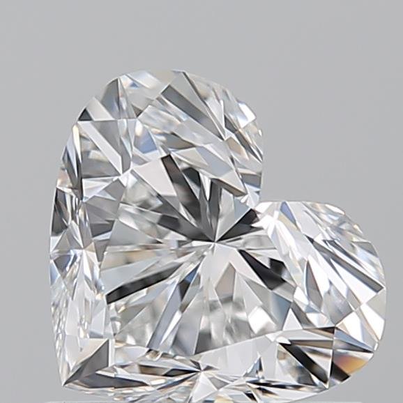1.01ct F VVS2 Rare Carat Ideal Cut Heart Diamond