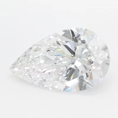 1.59ct D VVS2 Rare Carat Ideal Cut Pear Lab Grown Diamond