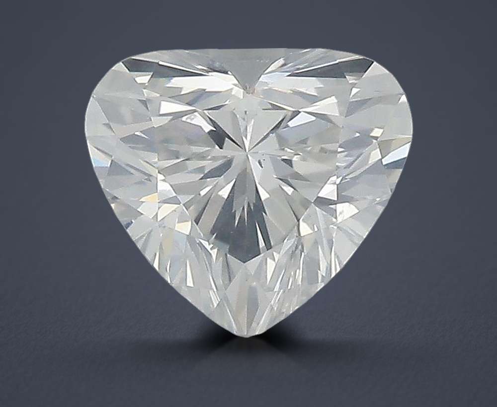 0.52ct H SI2 Rare Carat Ideal Cut Heart Diamond