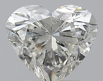 2.00ct H SI2 Rare Carat Ideal Cut Heart Diamond