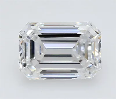 1.73ct D VVS2 Very Good Cut Emerald Lab Grown Diamond