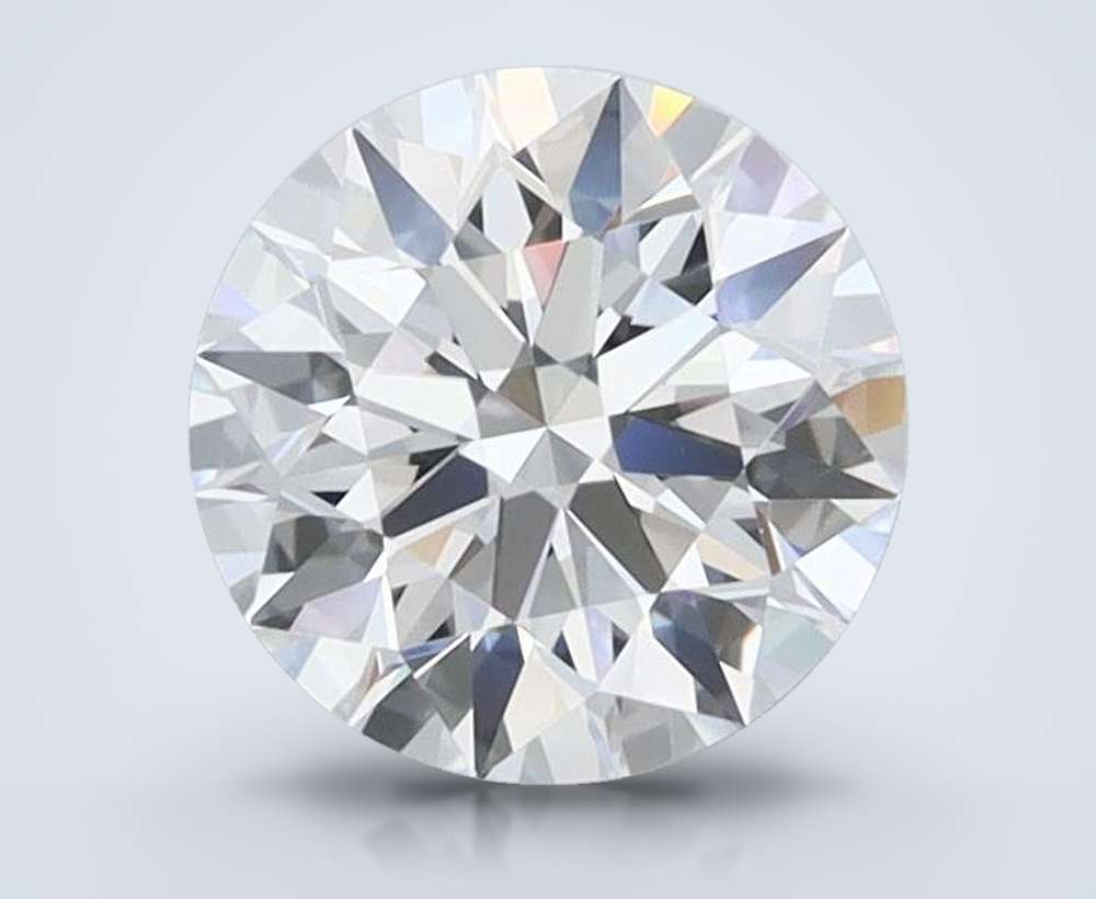 1.06ct D FL Rare Carat Ideal Cut Round Lab Grown Diamond
