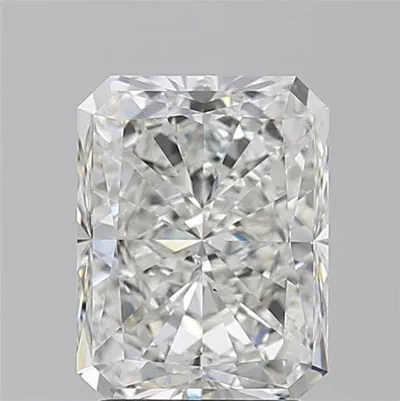 3.05ct H SI1 Rare Carat Ideal Cut Radiant Diamond