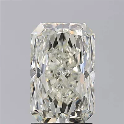 2.22ct K SI2 Rare Carat Ideal Cut Radiant Diamond