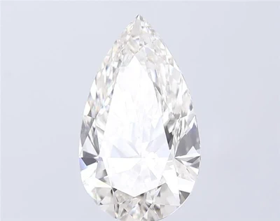 4.09ct G VVS2 Rare Carat Ideal Cut Pear Lab Grown Diamond