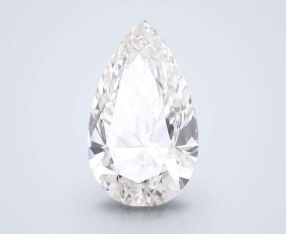4.09ct G VVS2 Rare Carat Ideal Cut Pear Lab Grown Diamond