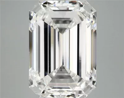 12.29ct F VS1 Rare Carat Ideal Cut Emerald Lab Grown Diamond
