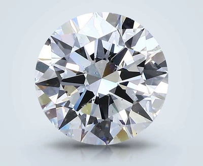 2.53ct F SI1 Rare Carat Ideal Cut Round Diamond
