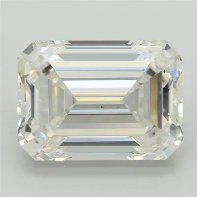 3.51ct F VS1 Rare Carat Ideal Cut Emerald Lab Grown Diamond
