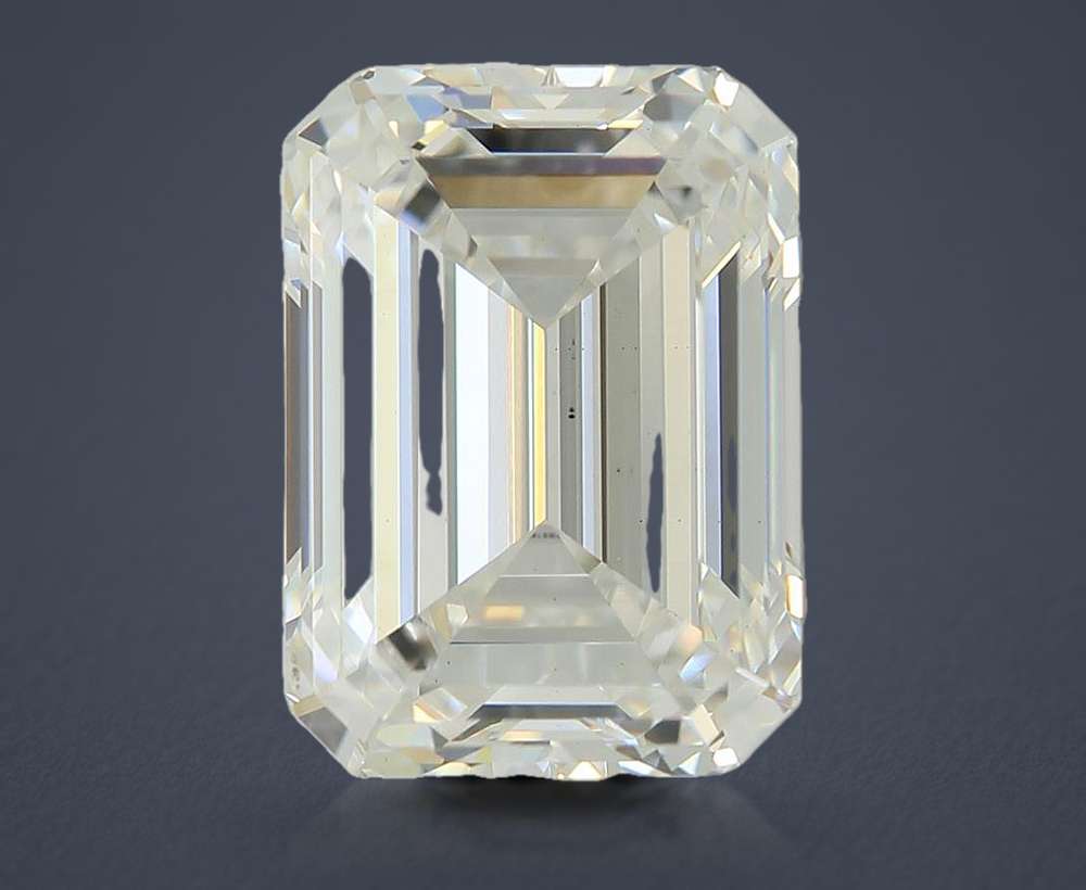 3.51ct F VS1 Rare Carat Ideal Cut Emerald Lab Grown Diamond