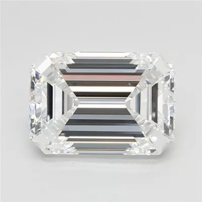 1.60ct F IF Rare Carat Ideal Cut Emerald Lab Grown Diamond