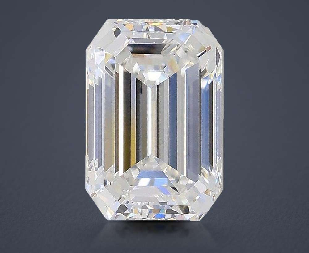 2.02ct E VS1 Rare Carat Ideal Cut Emerald Lab Grown Diamond
