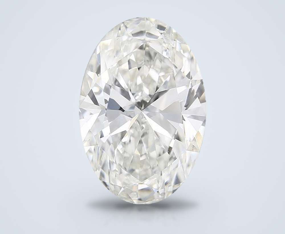 12.08ct F VVS2 Rare Carat Ideal Cut Oval Lab Grown Diamond