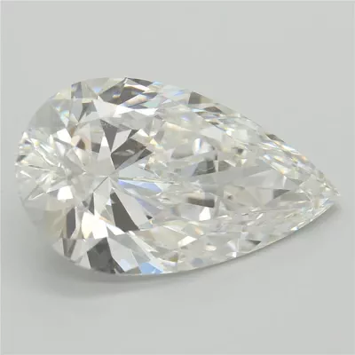10.71ct F VVS2 Rare Carat Ideal Cut Pear Lab Grown Diamond