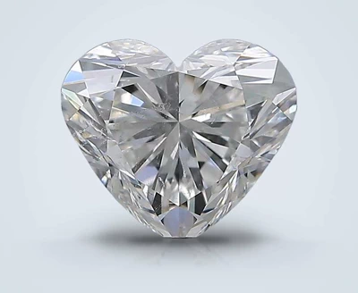 2.23ct F SI2 Rare Carat Ideal Cut Heart Diamond