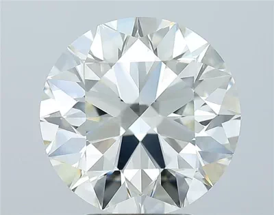 4.11ct J VS2 Rare Carat Ideal Cut Round Diamond