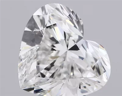 6.08ct G VVS2 Rare Carat Ideal Cut Heart Lab Grown Diamond