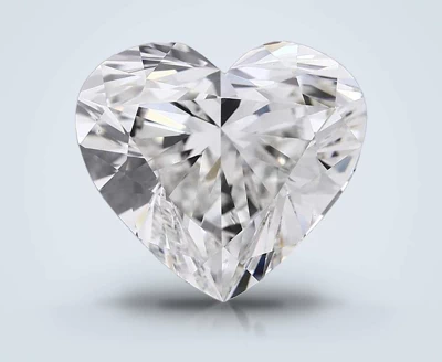 6.08ct G VVS2 Rare Carat Ideal Cut Heart Lab Grown Diamond
