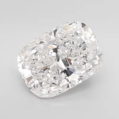 3.76ct E VVS2 Rare Carat Ideal Cut Cushion Lab Grown Diamond