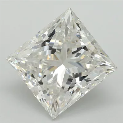 3.03ct F VS1 Rare Carat Ideal Cut Princess Lab Grown Diamond