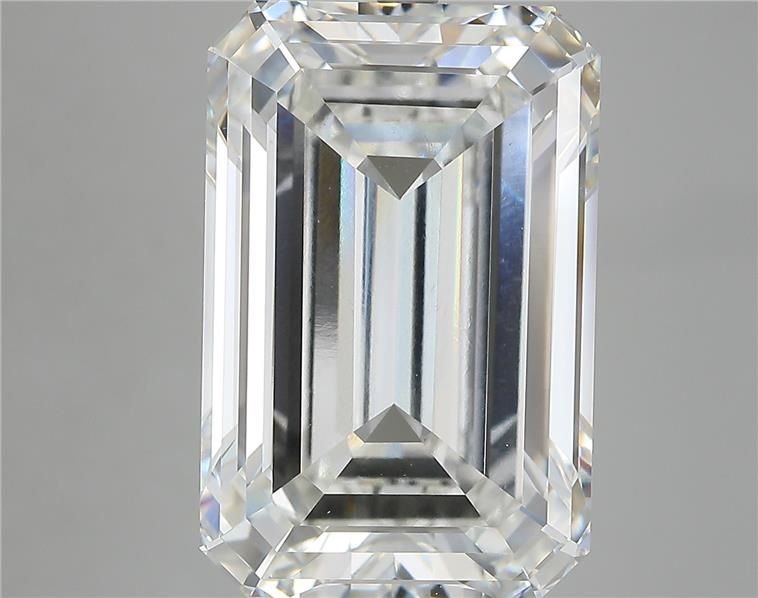 15.10ct G VVS2 Rare Carat Ideal Cut Emerald Lab Grown Diamond
