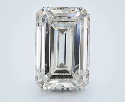15.10ct G VVS2 Rare Carat Ideal Cut Emerald Lab Grown Diamond