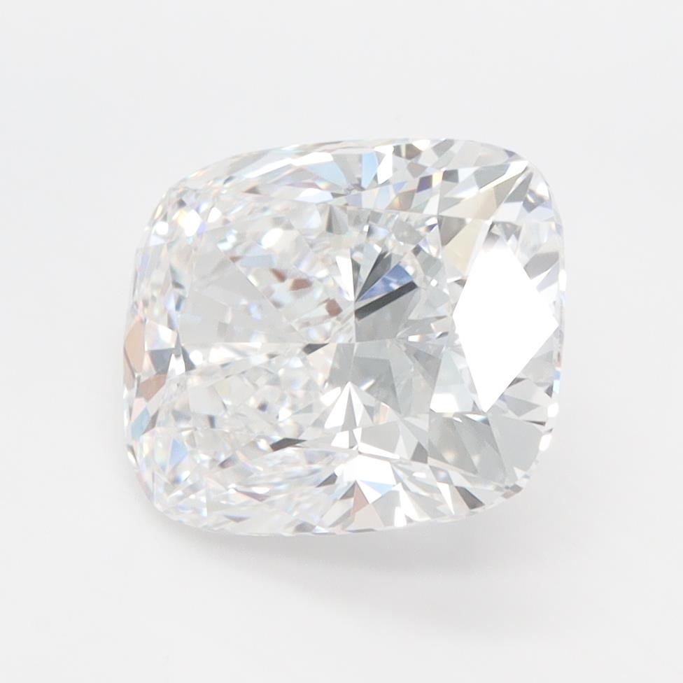 3.04ct D VVS2 Rare Carat Ideal Cut Cushion Lab Grown Diamond
