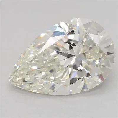 2.03ct H VVS2 Rare Carat Ideal Cut Pear Lab Grown Diamond