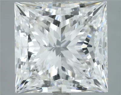 8.02ct F VS2 Rare Carat Ideal Cut Princess Lab Grown Diamond