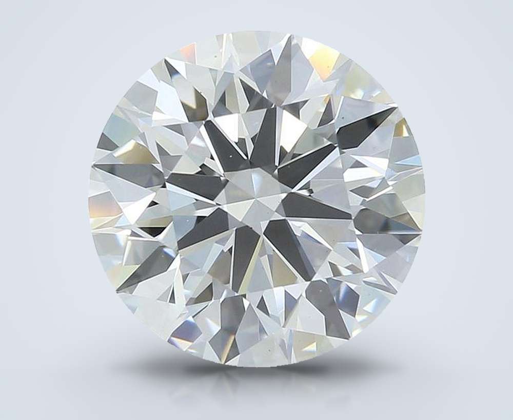 2.64ct H VS1 Rare Carat Ideal Cut Round Lab Grown Diamond