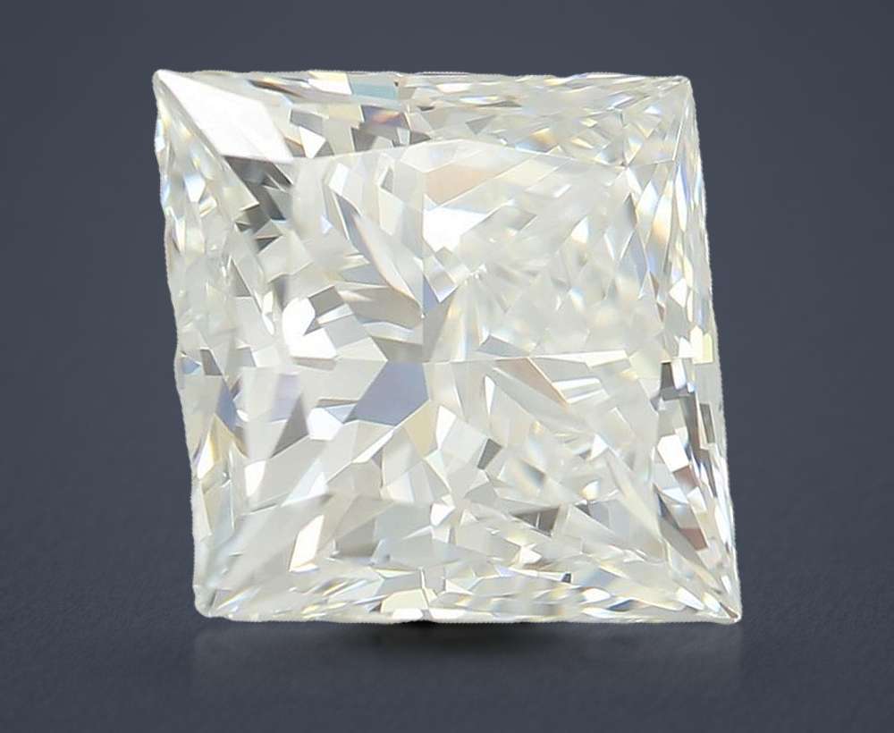 4.05ct E VVS2 Rare Carat Ideal Cut Princess Lab Grown Diamond