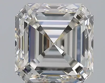 2.52ct H VS2 Excellent Cut Asscher Diamond