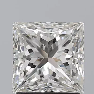 1.70ct J SI1 Rare Carat Ideal Cut Princess Diamond