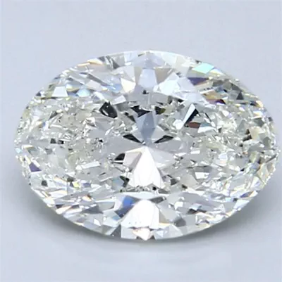 2.02ct H SI2 Rare Carat Ideal Cut Oval Diamond