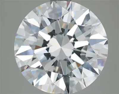 3.17ct D VVS2 Rare Carat Ideal Cut Round Diamond