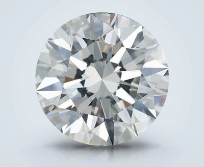 3.17ct D VVS2 Rare Carat Ideal Cut Round Diamond