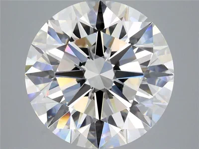 6.08ct H VVS2 Rare Carat Ideal Cut Round Diamond