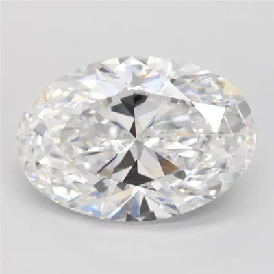 3.24ct E VVS1 Rare Carat Ideal Cut Oval Lab Grown Diamond