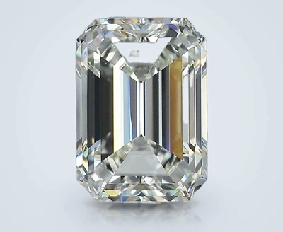 5.02ct J VVS1 Very Good Cut Emerald Diamond