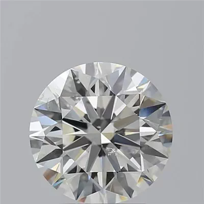 3.55ct I SI2 Rare Carat Ideal Cut Round Diamond