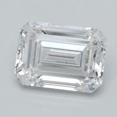 1.12ct F VVS1 Rare Carat Ideal Cut Emerald Lab Grown Diamond