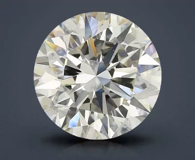 10.02ct J SI2 Rare Carat Ideal Cut Round Diamond