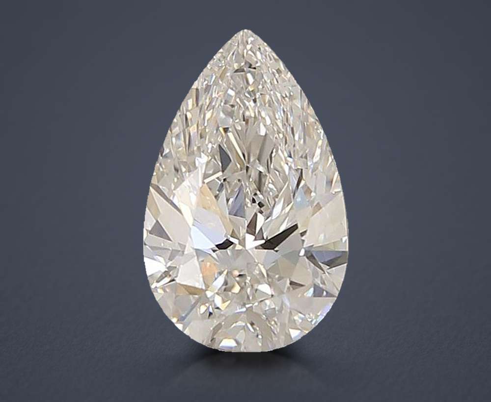 1.77ct E VVS2 Rare Carat Ideal Cut Pear Lab Grown Diamond