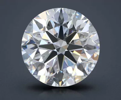 4.34ct F VVS2 Rare Carat Ideal Cut Round Lab Grown Diamond