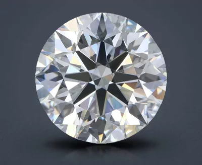 4.34ct F VVS2 Rare Carat Ideal Cut Round Lab Grown Diamond