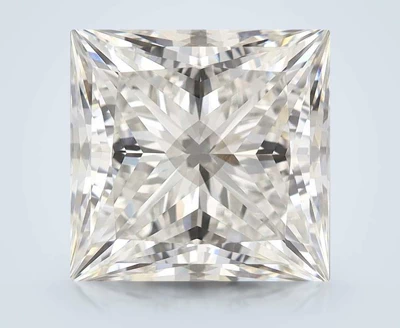 6.14ct G VS2 Rare Carat Ideal Cut Princess Lab Grown Diamond
