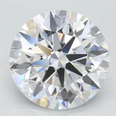 4.36ct D FL Rare Carat Ideal Cut Round Lab Grown Diamond