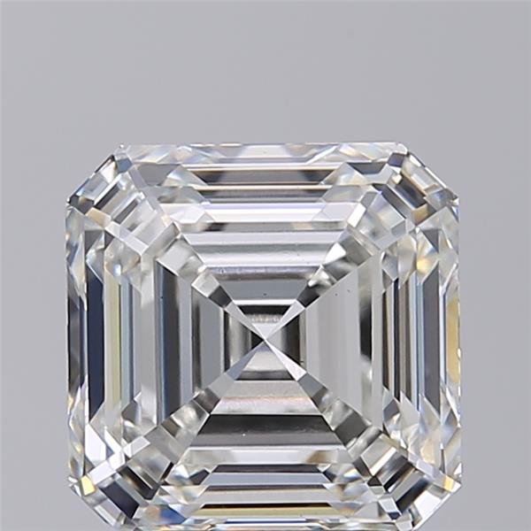 3.83ct G VS1 Rare Carat Ideal Cut Asscher Lab Grown Diamond